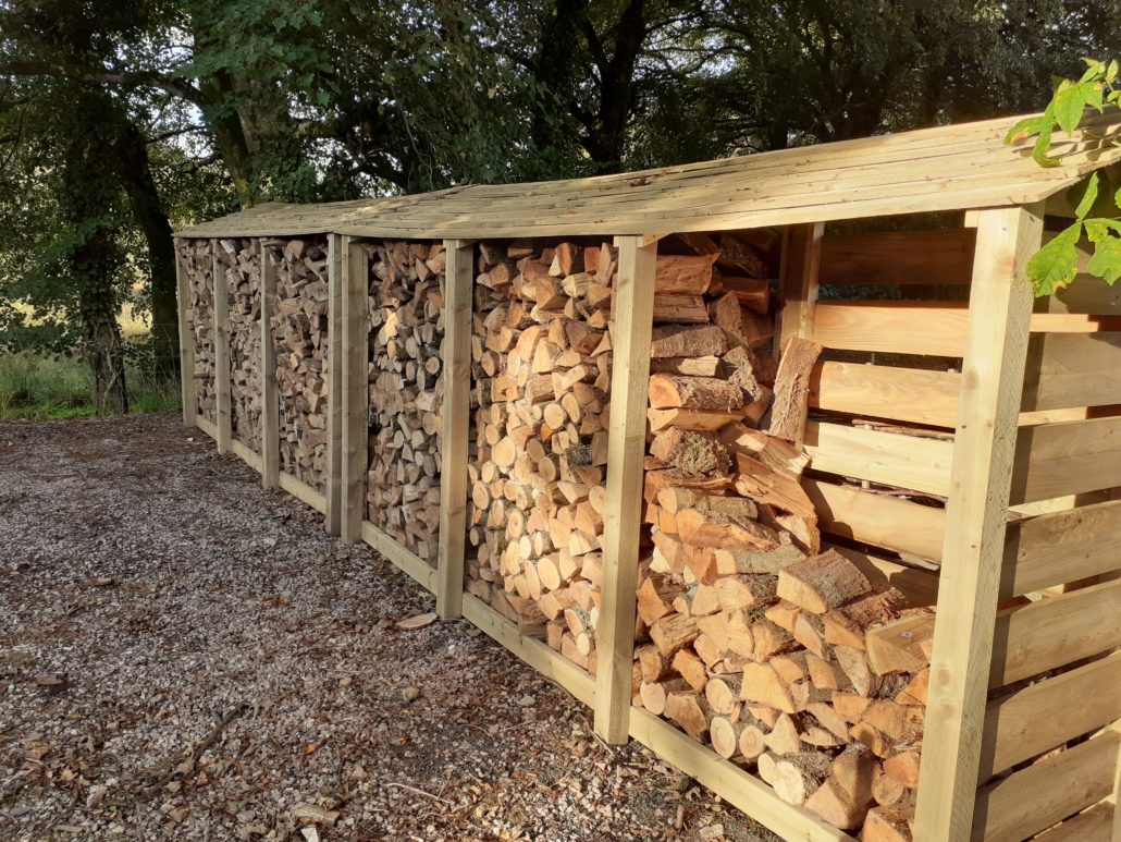 chimney sweep logs ready for winter