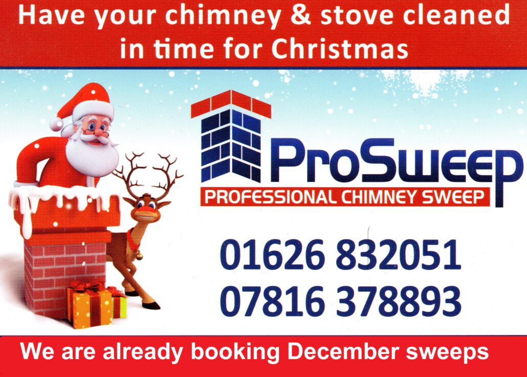 have your chimney & stove cleaned in time for christmas
