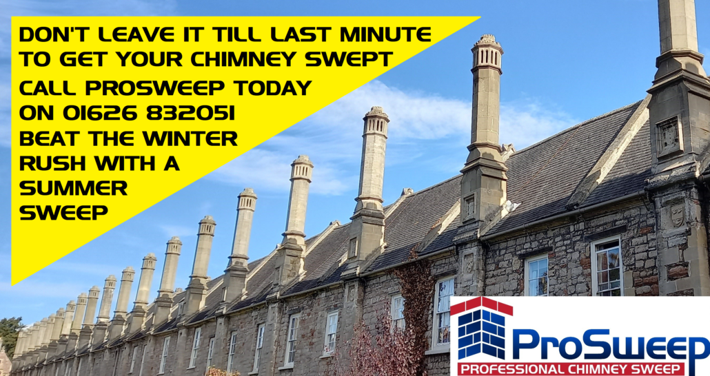 don't leave it till last minute to get your chimney swept